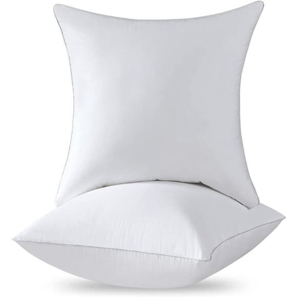 18 x 18 Pillow Inserts Set of 2 White Throw Pillow Inserts with Soft - Picture 4 of 7